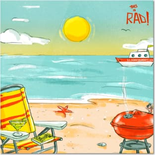 This is Rad! Beach Posters and Art